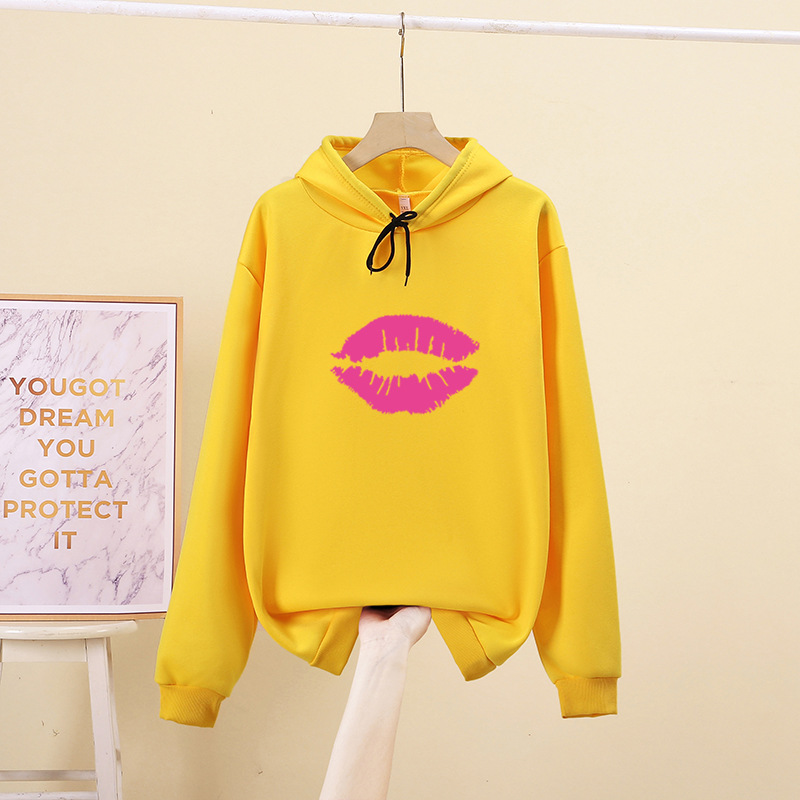 Title 12, Loose Solid Color Hooded Sweatshirt Preppy Hood...