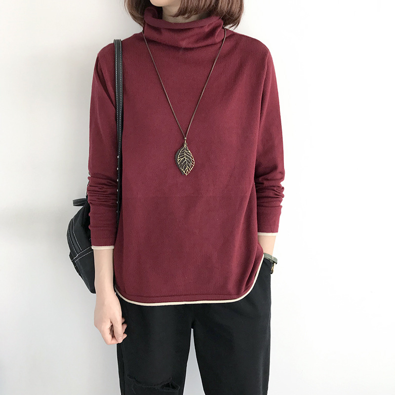 Title 16, Loose Turtleneck Womens Thin And Thin Bottomin...