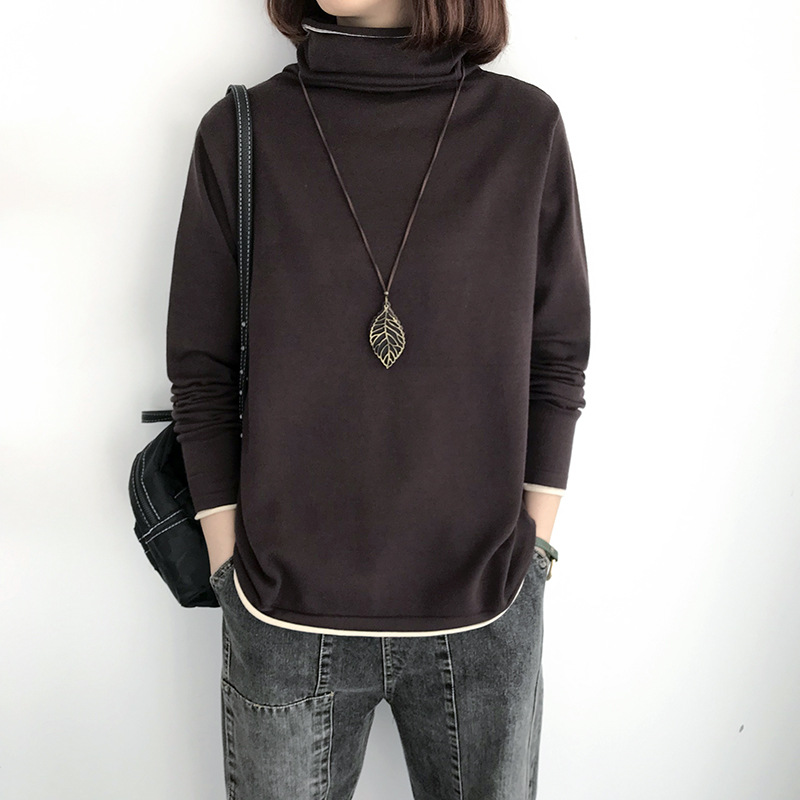 Title 26, Loose Turtleneck Womens Thin And Thin Bottomin...