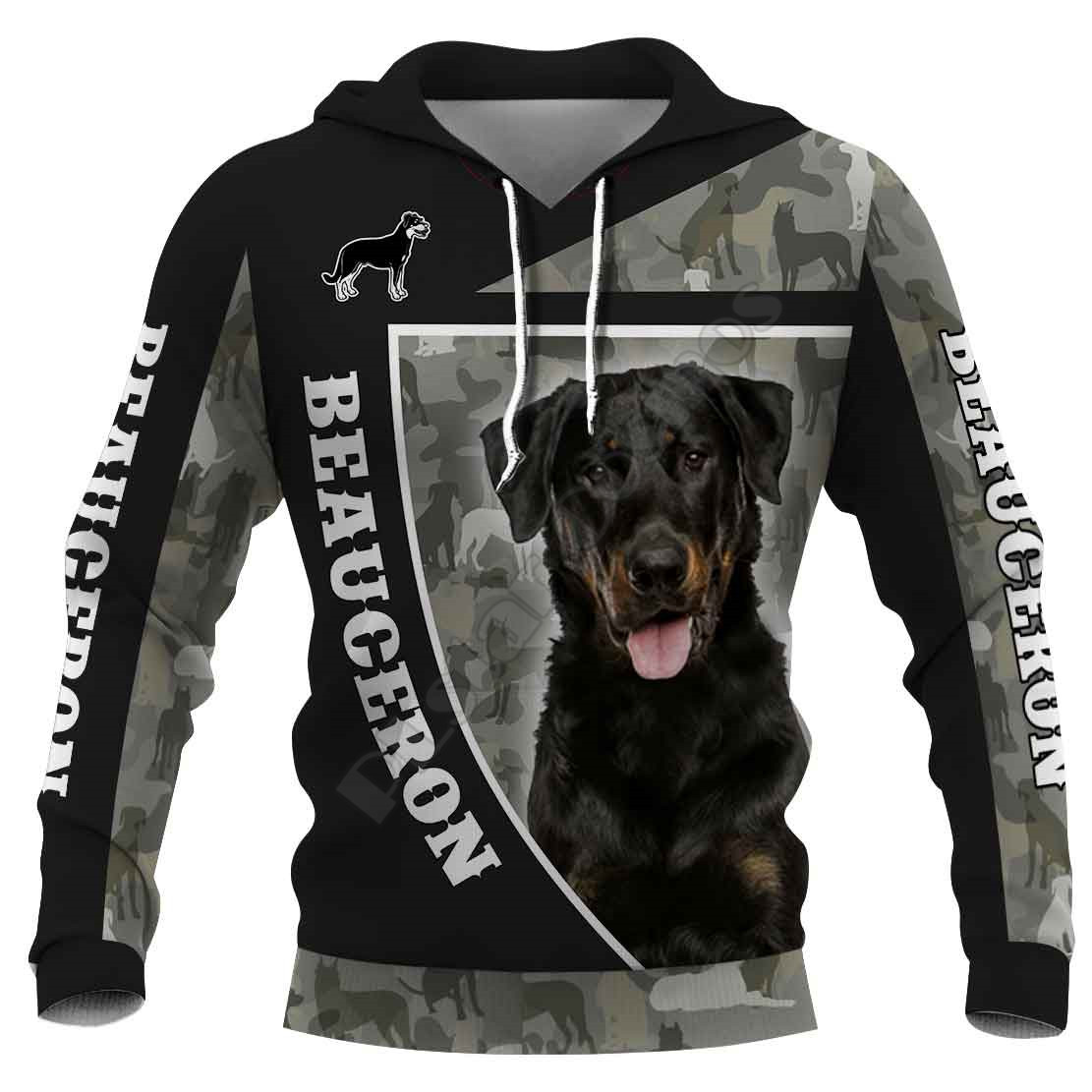 Title 2, Camouflage Dog 3D Digital Printed Sweatshirt Ho...