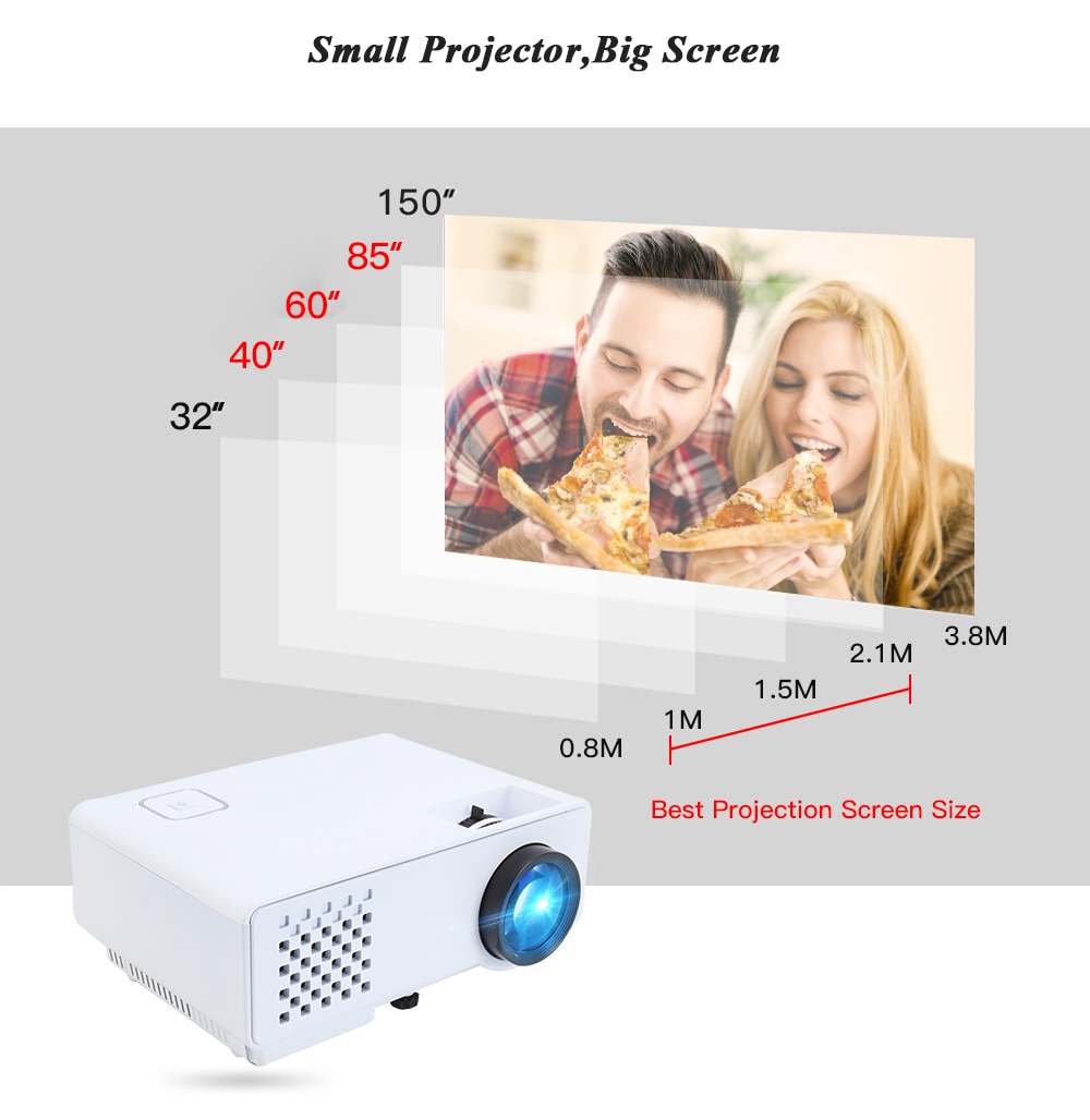 Title 5, Proyector RD-810 para imágenes vibrantes en cas...