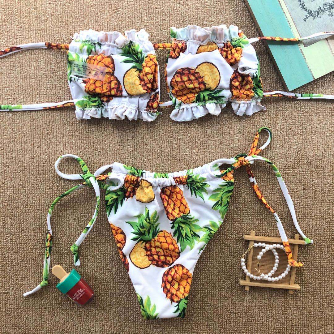 Title 4, Bikini sexy con stampa halter, perfetto per la ...