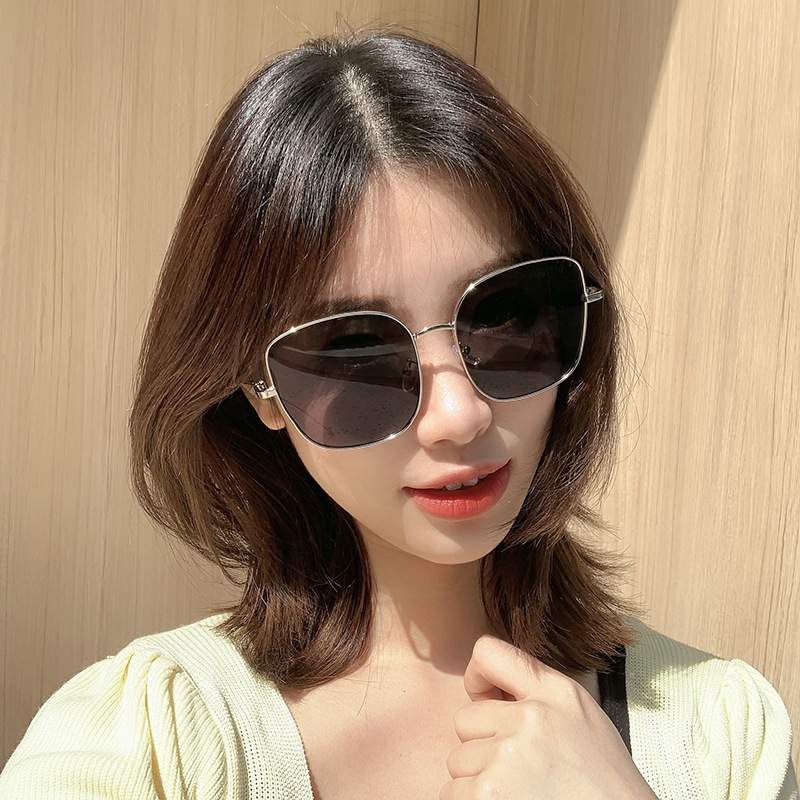 Title 1, New Sunglasses Glasses Large Square Metal Shade...