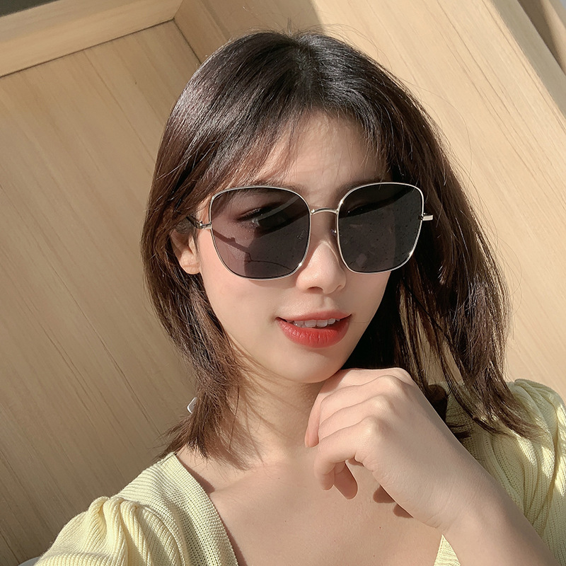 Title 2, New Sunglasses Glasses Large Square Metal Shade...