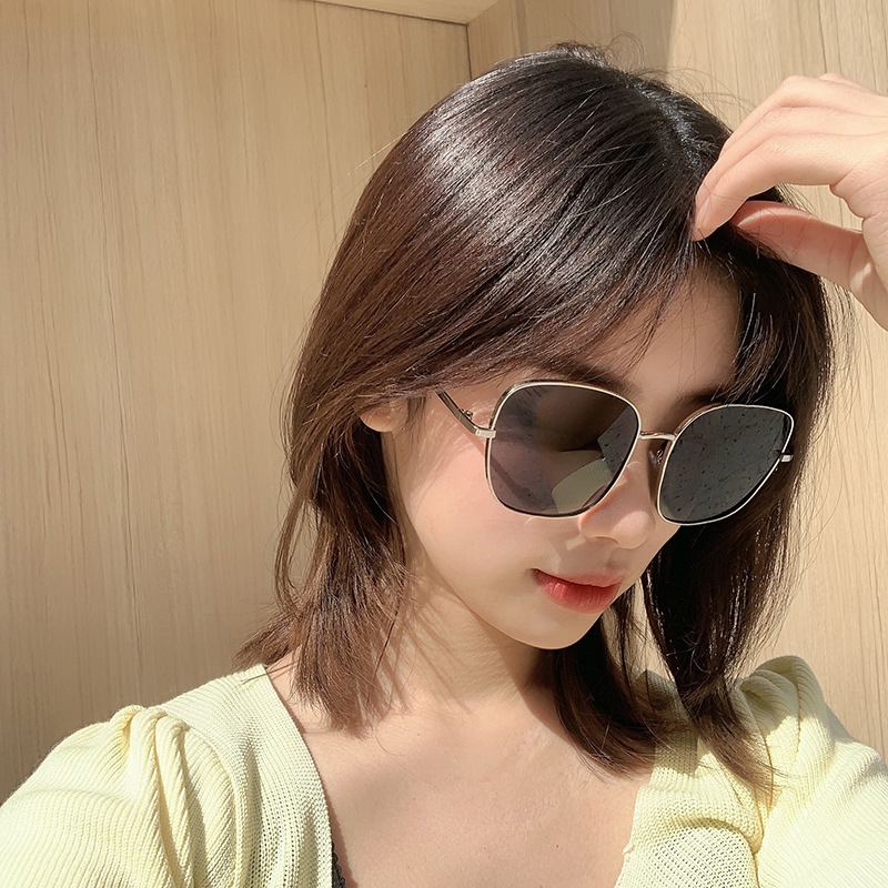 Title 3, New Sunglasses Glasses Large Square Metal Shade...