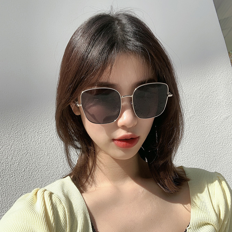 Title 4, New Sunglasses Glasses Large Square Metal Shade...