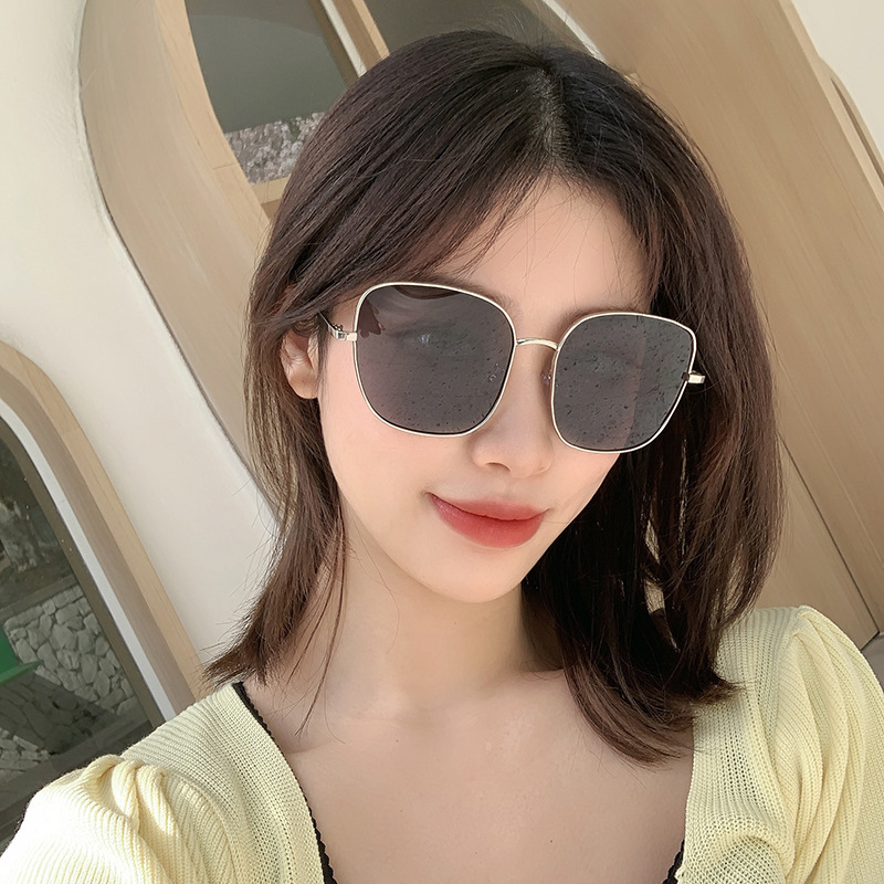 Title 5, New Sunglasses Glasses Large Square Metal Shade...