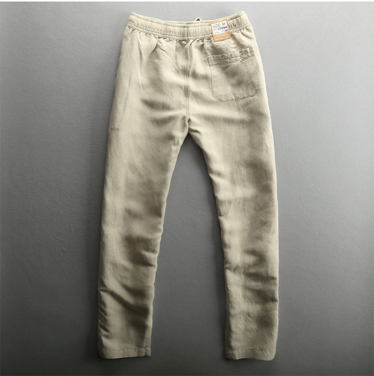 Title 2, Mens straight leg linen trousers. Experience u...