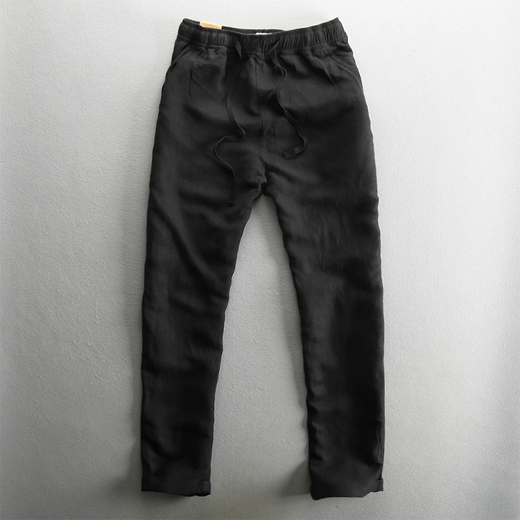 Title 4, Mens straight leg linen trousers. Experience u...