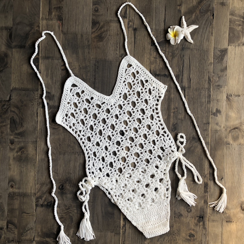 Title 10, Hand-knitted swimsuit for women, unique comfort...