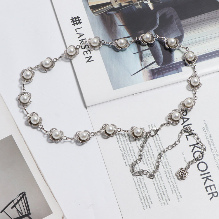 Title 8, Pearl Waist Chain Ladies Fashion All-match Deco...