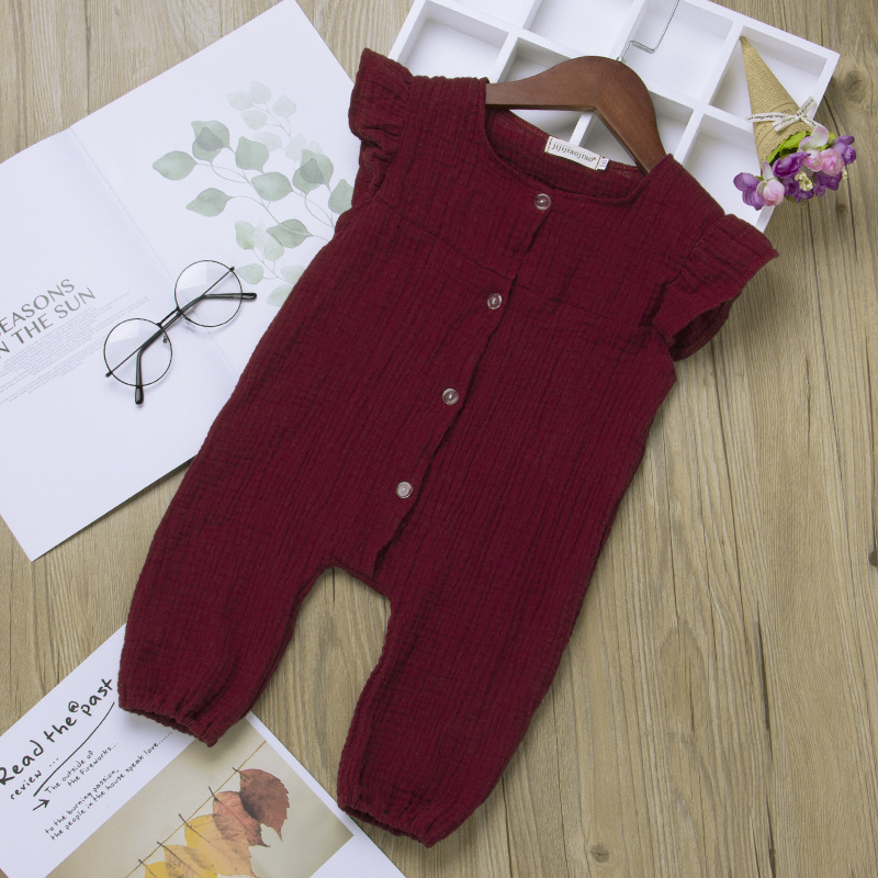 Title 3, Summer Girls New Style Jumpsuit with Flying Sl...