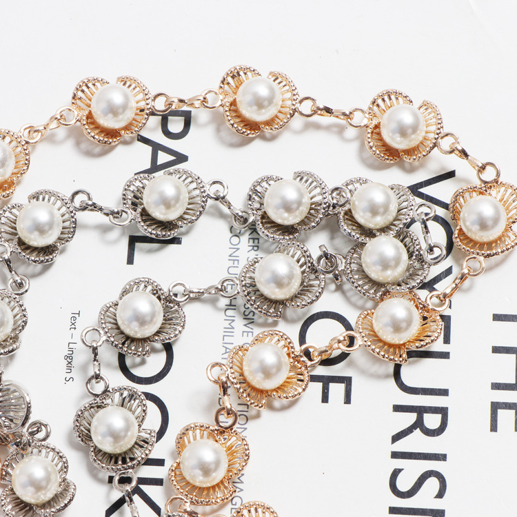 Title 9, Pearl Waist Chain Ladies Fashion All-match Deco...