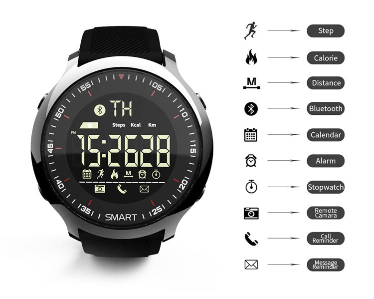 Title 3, Pulseira Smartwatch MK18 Monitore sua saúde e a...