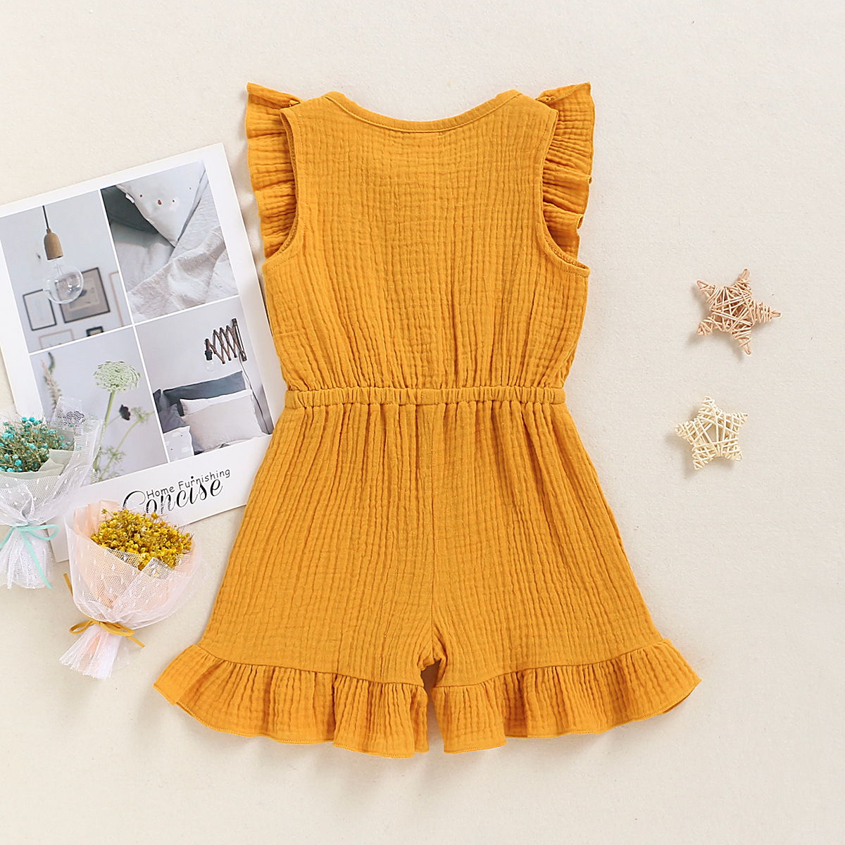 Title 29, New Style Baby Sleeveless Solid Color Jumpsuit ...