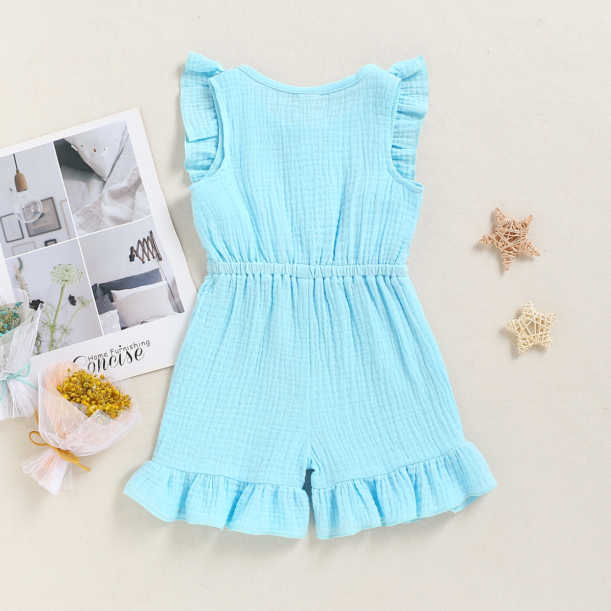 Title 36, New Style Baby Sleeveless Solid Color Jumpsuit ...