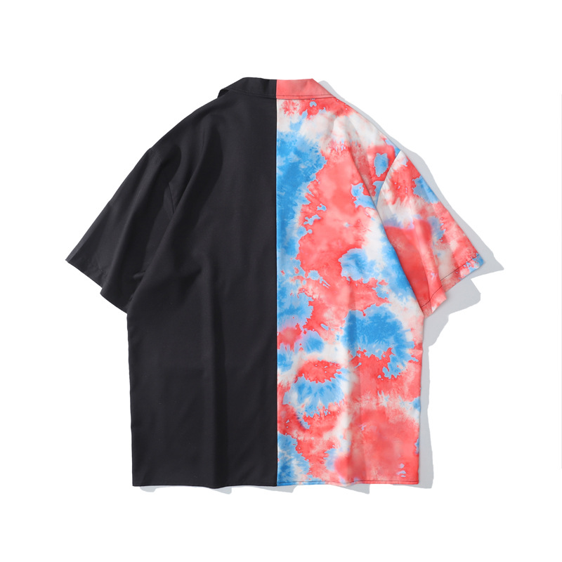 Title 3, Hawaiian Beach Flower Shirt Short Sleeve Men