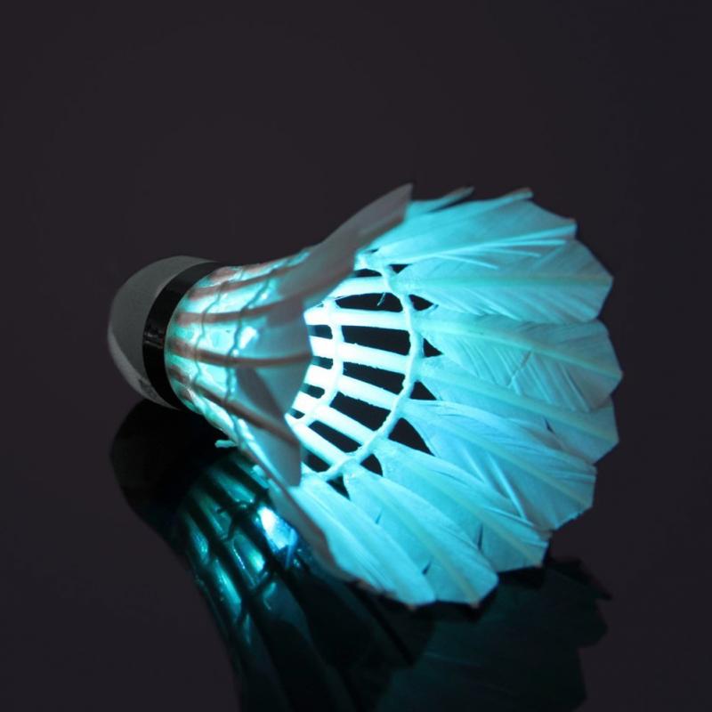 Title 7, Fluorescent Badminton Play at Night or Low Ligh...