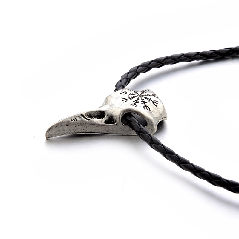 Title 5, Crow pendant necklace