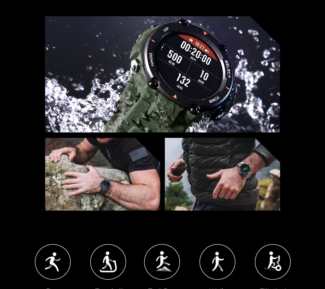 Title 14, Smartwatch T-Rex Outdoor Sports Resistente para...