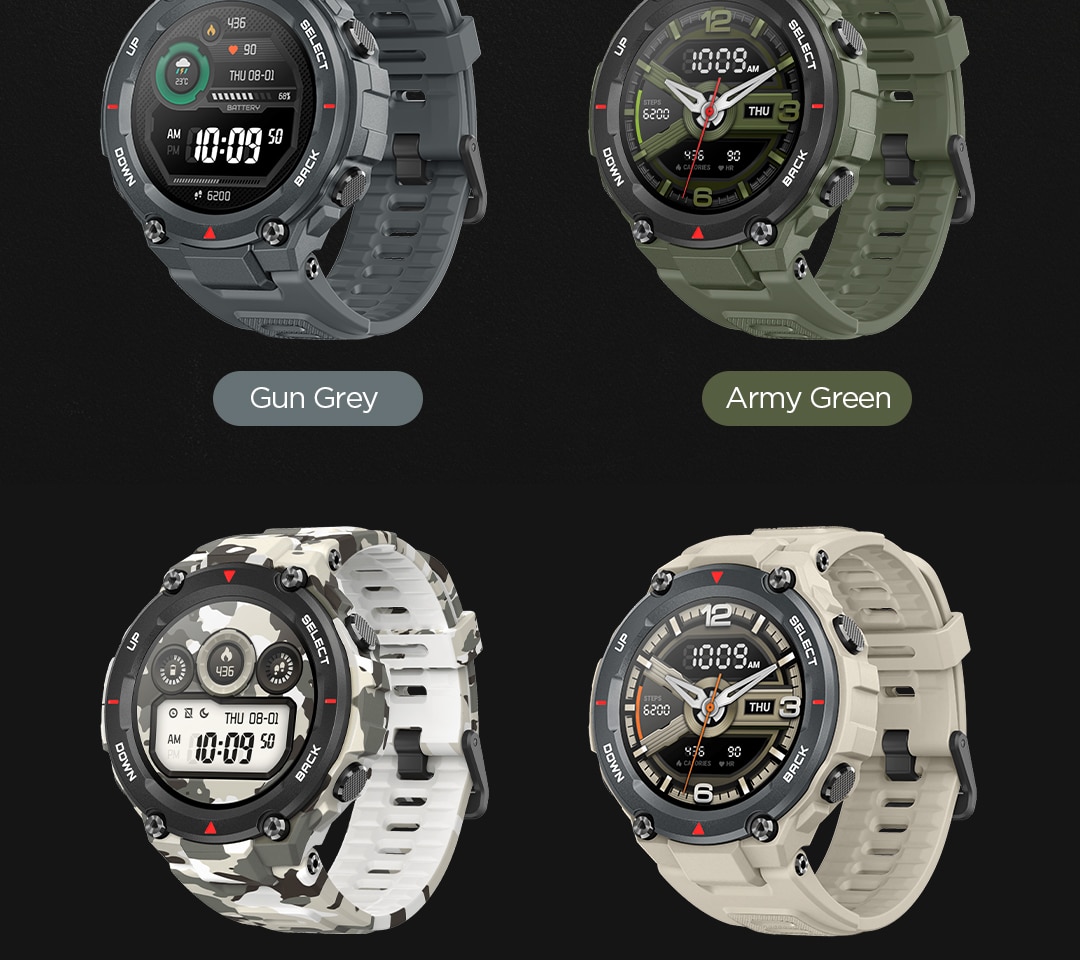 Title 19, Smartwatch T-Rex Outdoor Sports Resistente para...