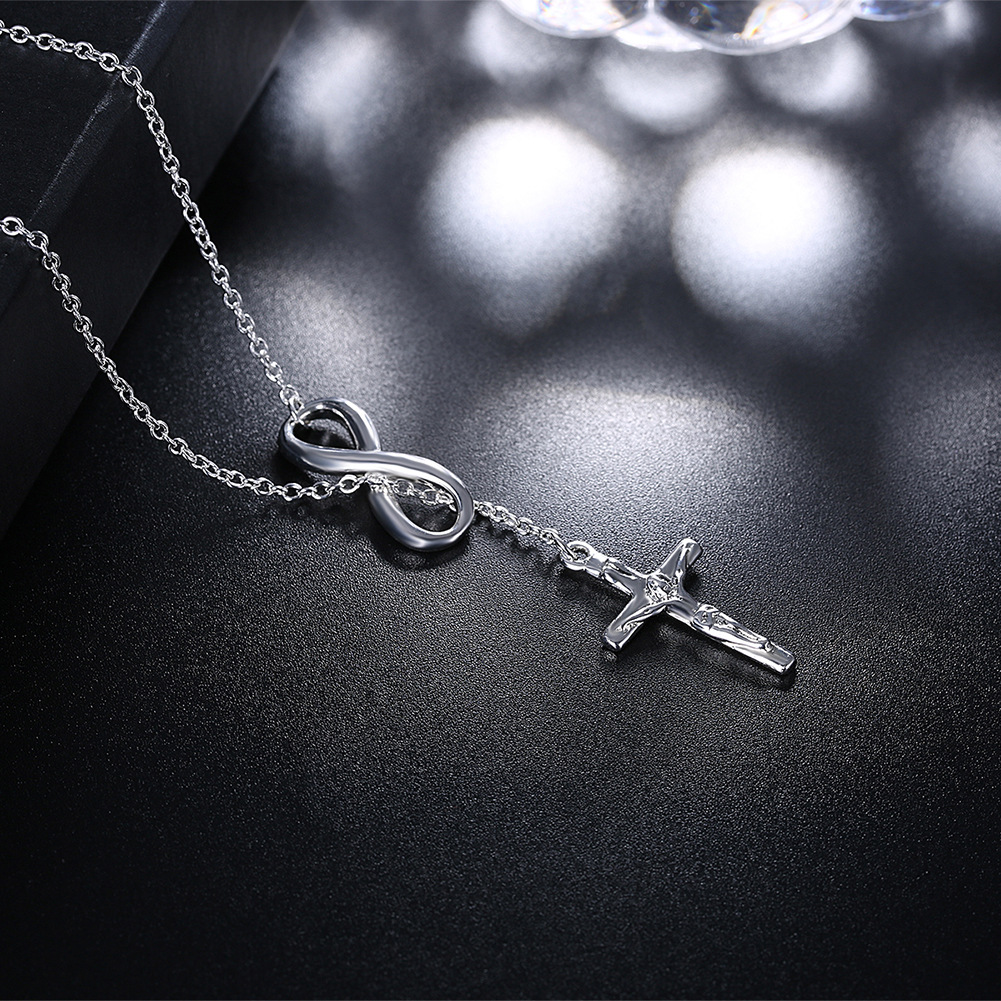 Title 4, Cross Jesus 8 word pendant