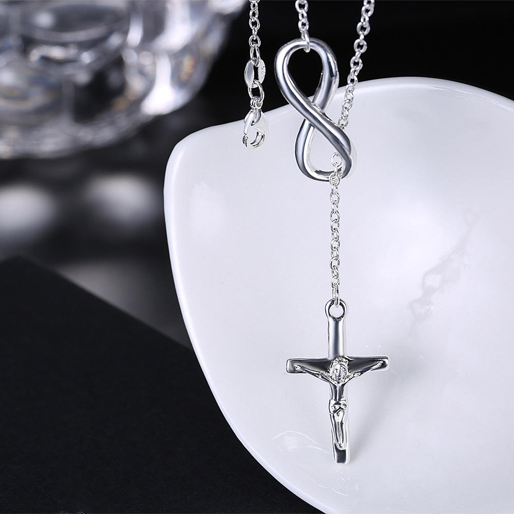 Title 5, Cross Jesus 8 word pendant