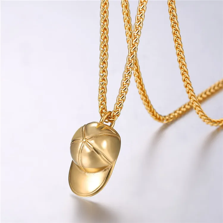 Title 2, Black aço inoxidável Tampa de colar de pendente...