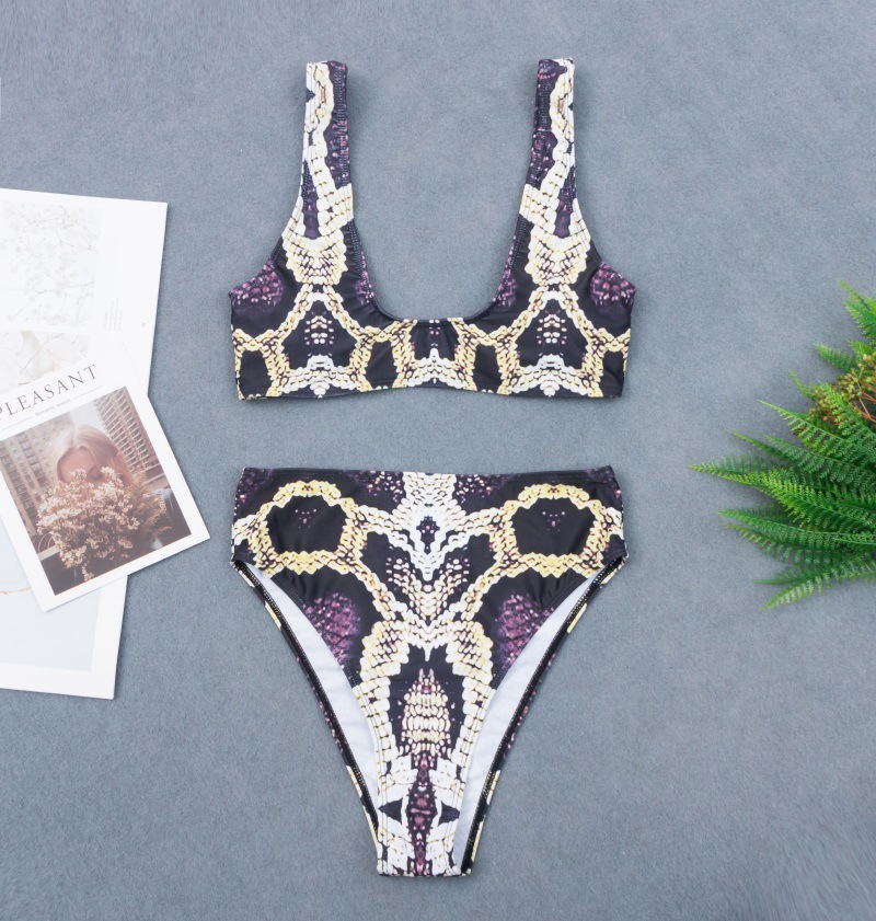 Title 3, Animal snakeskin bikini for a bold look. Enjoy ...