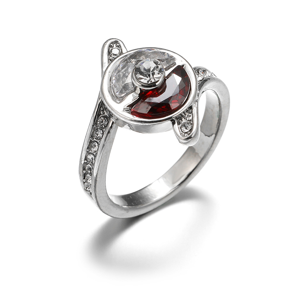 Title 1, Red and White Elf Ball Ring for festive fun and...