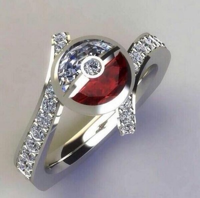 Title 7, Red and White Elf Ball Ring for festive fun and...