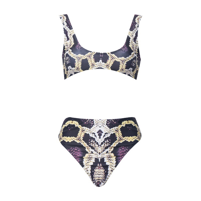 Title 9, Bikini animalier in pelle di serpente, audace e...