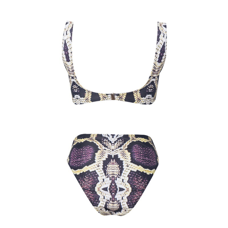 Title 10, Animal snakeskin bikini for a bold look. Enjoy ...