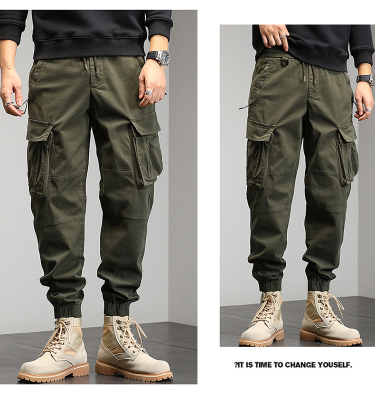 Title 10, Nuovi Pantaloni Casual Uomo con Tasche Multiple...