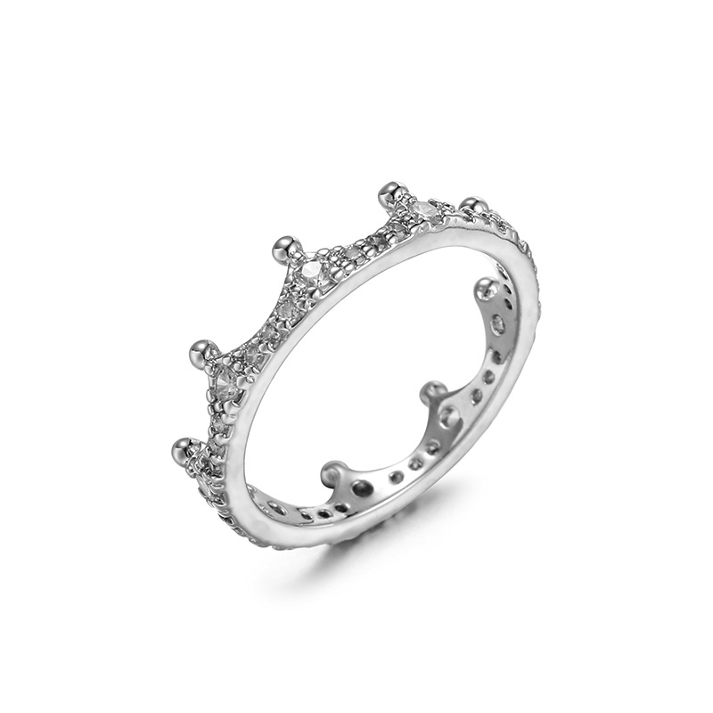 Title 5, Bague femme en oxyde de zirconium, étincelante ...