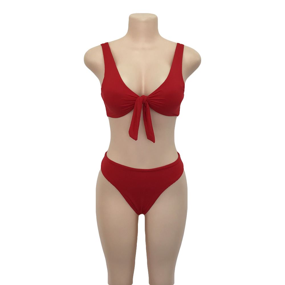 Title 1, Sexy swimsuit featuring a knotted chest design ...