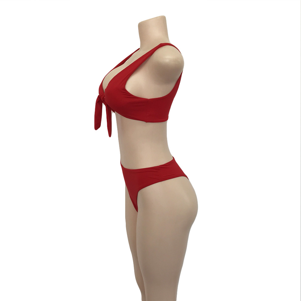 Title 3, Sexy swimsuit featuring a knotted chest design ...