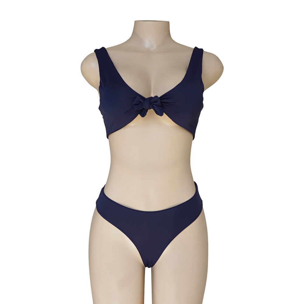 Title 19, Sexy swimsuit featuring a knotted chest design ...