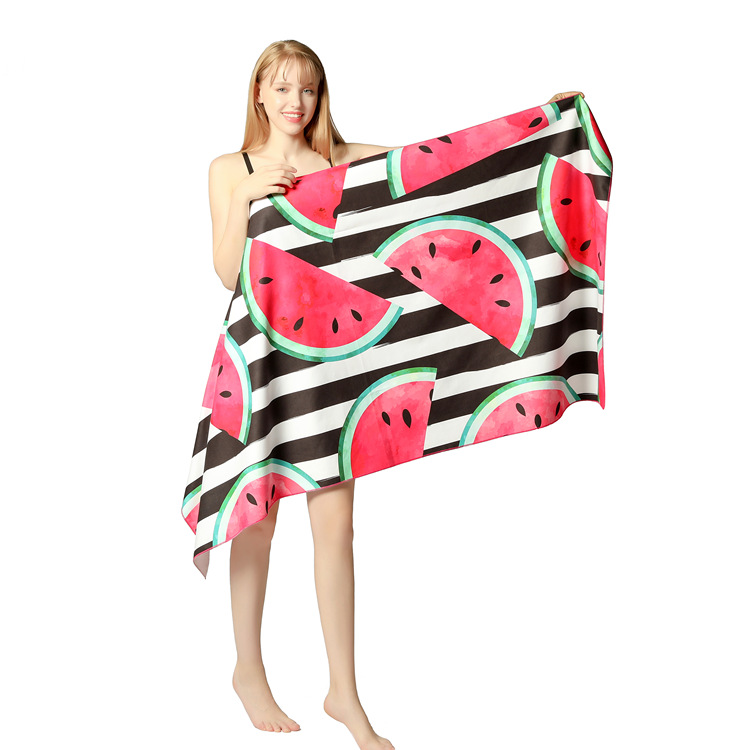 Title 2, Double sided fast drying rectangular bath towel...