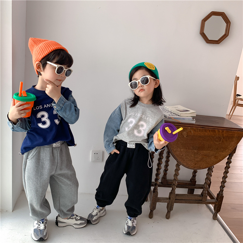 Title 8, Childrens Casual Trousers for Boys and Girls C...