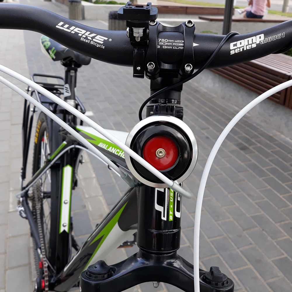 Title 18, Loud and reliable bicycle horn, perfect for ale...