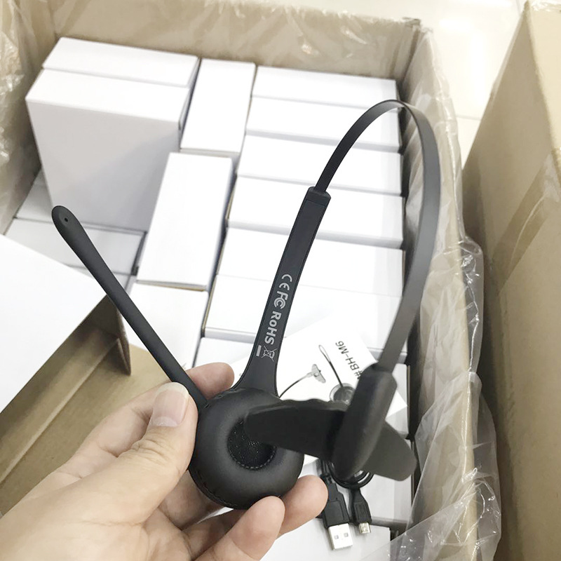 Title 4, Operator office headset with microphone