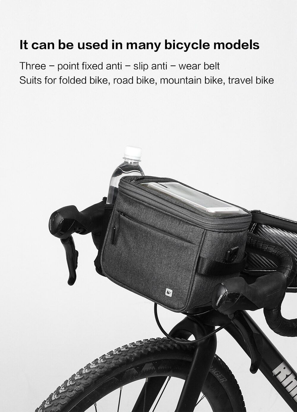 Title 8, Bolsa para câmera de bicicleta À prova dágua e...