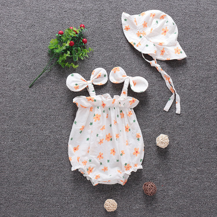 Title 11, Korean Version Ins Baby Jumpsuit Summer Romper....