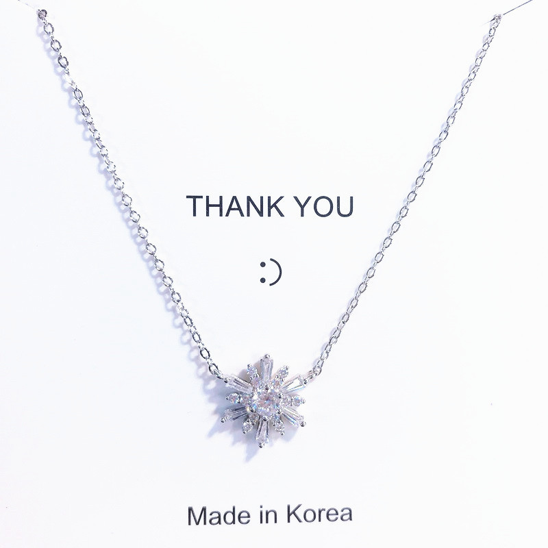 Title 1, Korean temperament female clavicle chain transf...