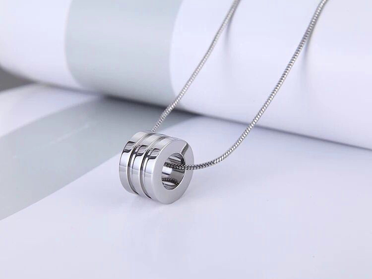 Title 2, Simple clavicle titanium steel necklace