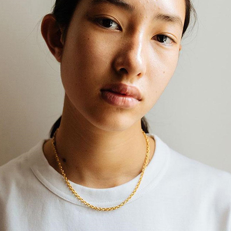 Title 3, Hip Hop Clavicle Chain OT Buckle Necklace