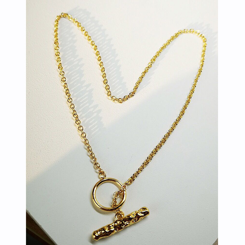 Title 8, Hip Hop Clavicle Chain OT Buckle Necklace