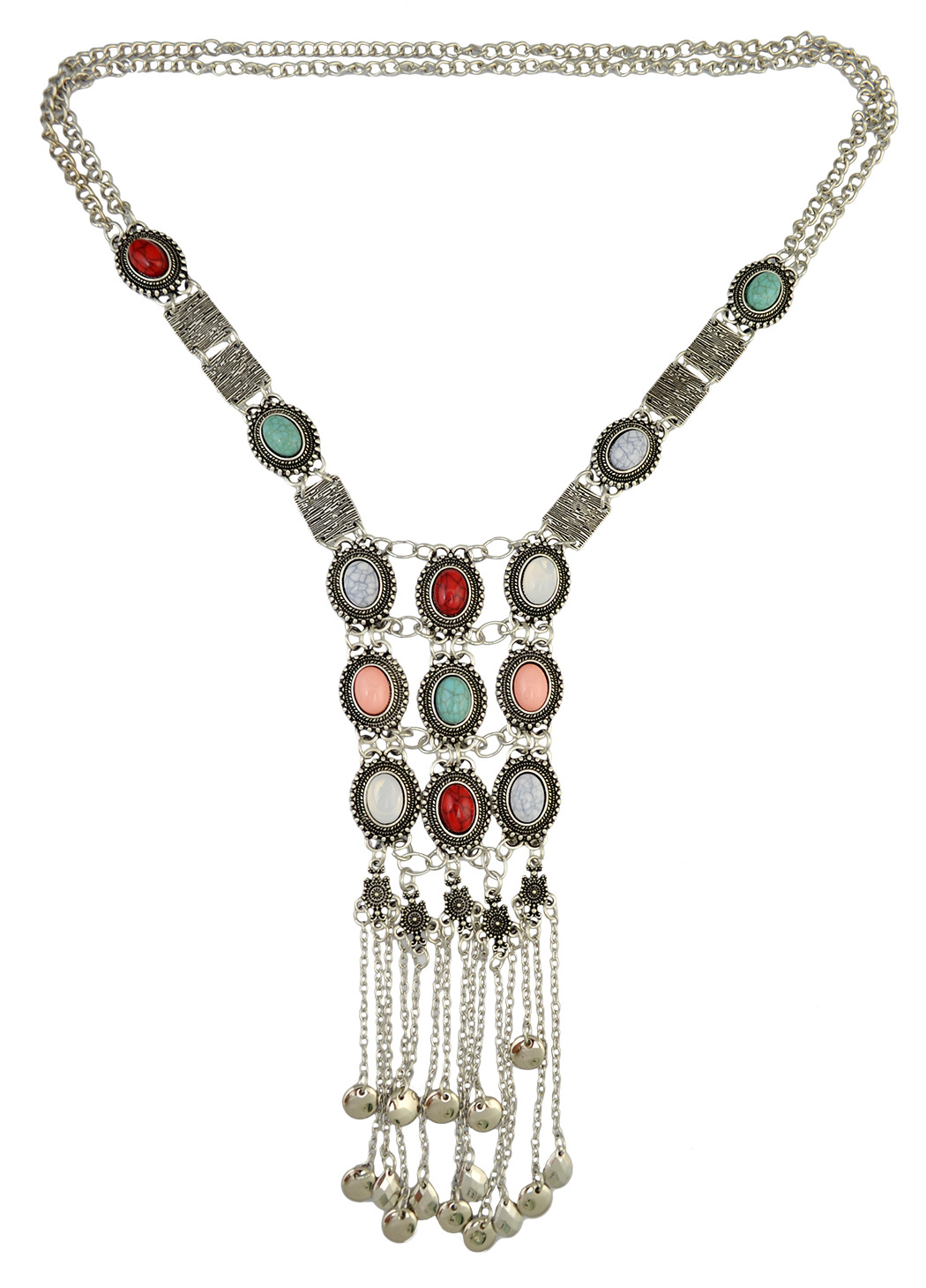 Title 6, Exaggerated multi-layer Long Necklace