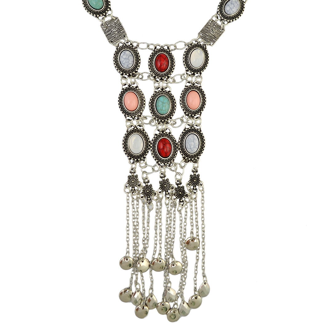 Title 8, Exaggerated multi-layer Long Necklace